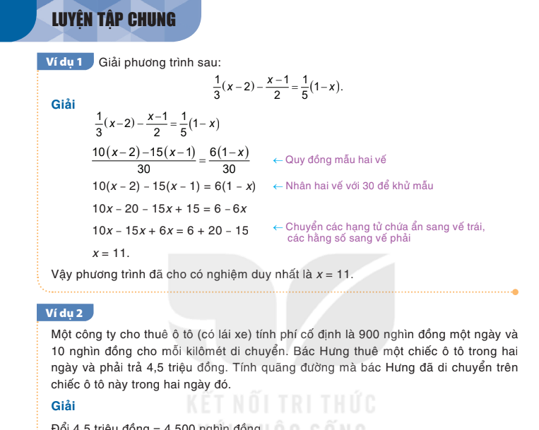 Luyện tập chung bài 26