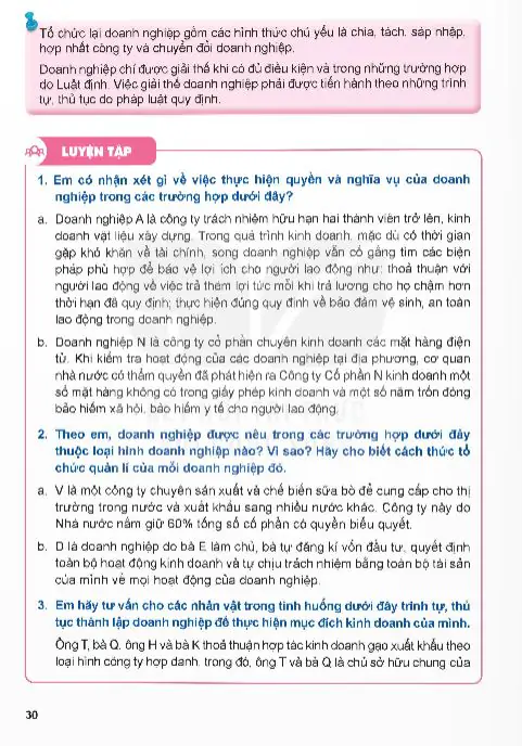 Luyện Tập Và Vận Dụng