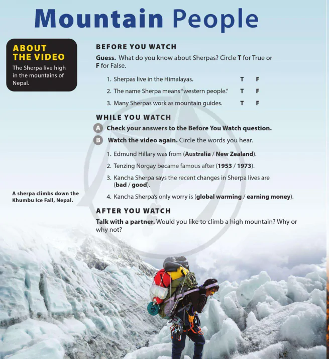 Mountain people