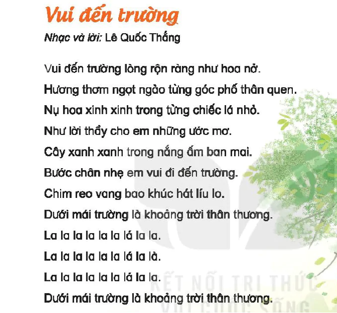 Nghe nhạc: Vui đến trường