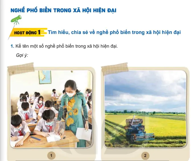 Nghề phổ biến trong xã hội hiện đại