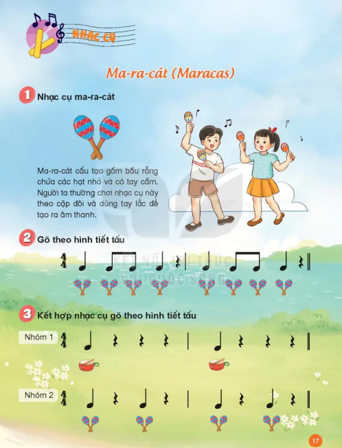 Nhạc cụ: Ma -ra-cát (Maracas)