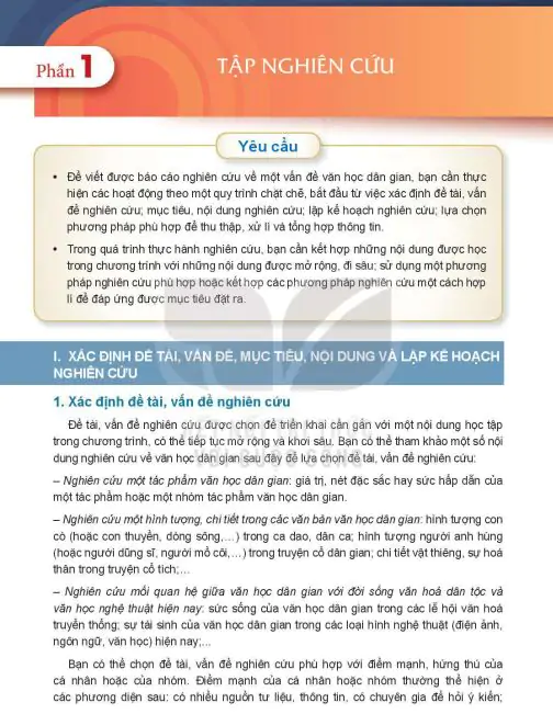 Phần 1: Tập Nghiên Cứu