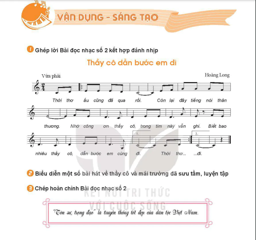 VẬN DỤNG - SÁNG TẠO