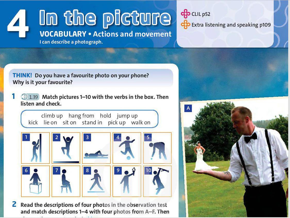 Vocabulary: Actions and movement